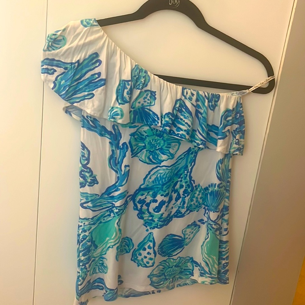 Lilly pulitzer one shoulder top